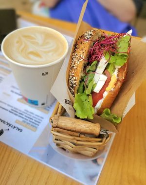  at Best Bagel Basilica in Budapest