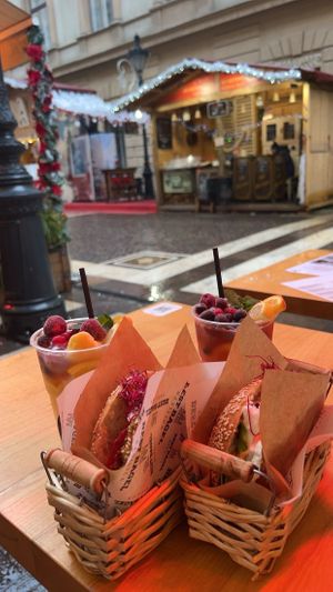   at Best Bagel Basilica in Budapest