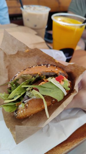  at Best Bagel Basilica in Budapest