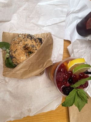   at Best Bagel Basilica in Budapest