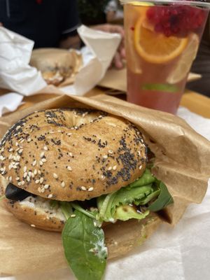   at Best Bagel Basilica in Budapest