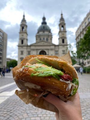  at Best Bagel Basilica in Budapest
