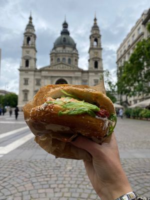  at Best Bagel Basilica in Budapest