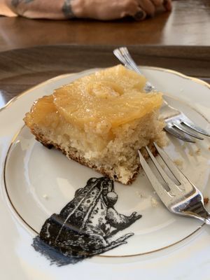 Pineapple cake.  at L'arche À L'eau in Reims
