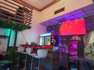 The full bar at Get Together in El Paso