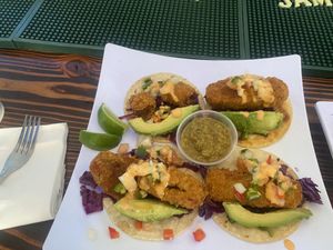 “Fish” tacos  at Get Together in El Paso