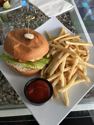 Vegan Buffalo Chicken Burger   at Get Together in El Paso
