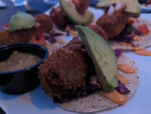 Vegan "Fish" Tacos at Get Together in El Paso