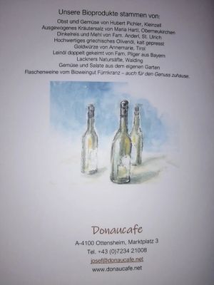 Speisekarte Seite 3 (Lieferanten) at Vital-Restaurant-Cafe in Ottensheim