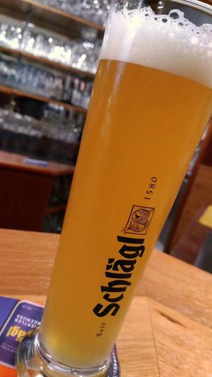 Lokales Bier at Vital-Restaurant-Cafe in Ottensheim
