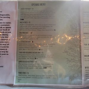 Menu also available on their website. at Papio's Place - Kiosk in Kihei