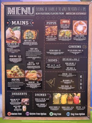 New menu!!! Awesome place, I love it!!!  at Papio's Place - Kiosk in Kihei