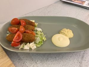Tenders  at Vegetal Food Court in Paris