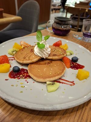 Pancakes at Chaya Macrobiotics - Hibiya in Tokyo