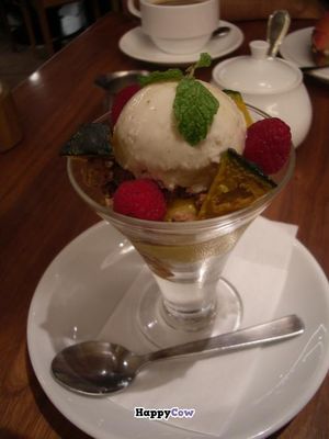 Vegan parfait. at Chaya Macrobiotics - Hibiya in Tokyo