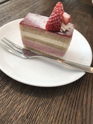 Strawberry shortcake  at Chaya Macrobiotics - Hibiya in Tokyo