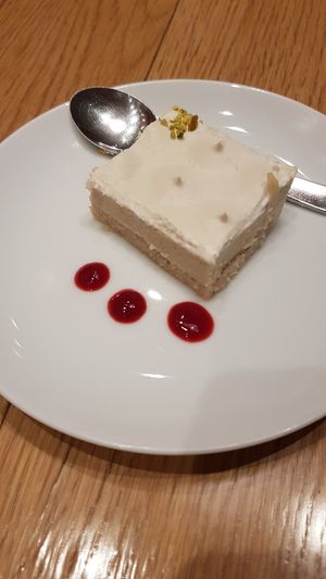 vegan cheesecake at Chaya Macrobiotics - Hibiya in Tokyo