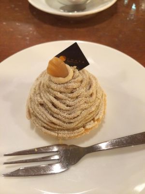 Bean tart at Chaya Macrobiotics - Hibiya in Tokyo