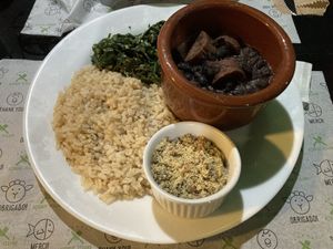 Feijoada with vegan chorizo  at Açougue Vegano - Flamengo in Rio De Janeiro