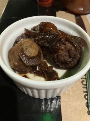 Shitake balls  at Açougue Vegano - Flamengo in Rio De Janeiro
