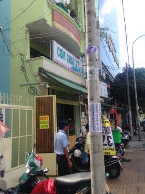 Outside at Com Chay 27 in Phu Nhuan