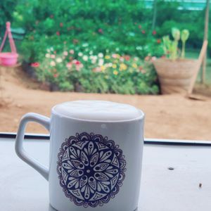 Cappuccino With Coconut Milk ! at Jaco's Vegan Hangout in Ahmedabad