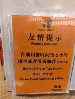  at Seven Hot Pot Restaurant - Marina in Dubai