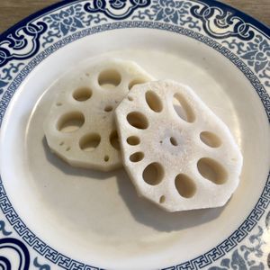 Lotus root  at Seven Hotpot Restaurant in Abu Dhabi