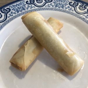 Spring rolls  at Seven Hotpot Restaurant in Abu Dhabi