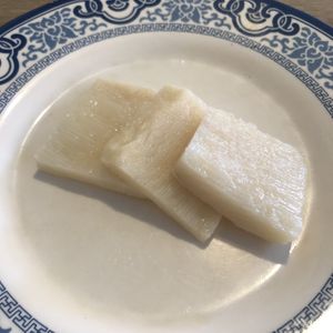 Tender bamboo shoot  at Seven Hotpot Restaurant in Abu Dhabi