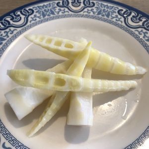 Bamboo shoot  at Seven Hotpot Restaurant in Abu Dhabi