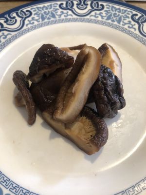 Shiitake mushrooms  at Seven Hotpot Restaurant in Abu Dhabi