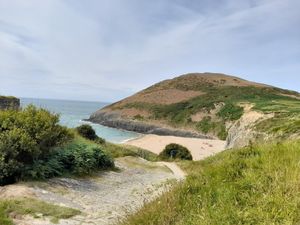 Beach at Caban Mwnt in Cardigan