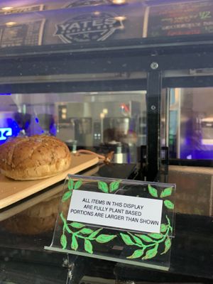 Display case  at Yates Coffee Bar in Victoria