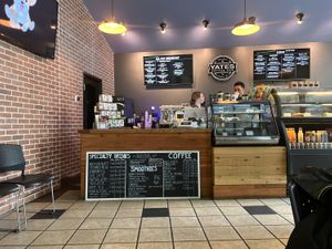 Friendly staff and a yummy oat milk latte. Thank you!  at Yates Coffee Bar in Victoria