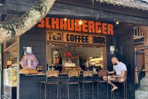 From the street  at Schauberger in Ubud