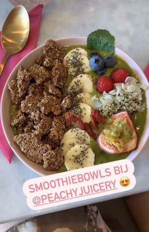   at Peachy Juicery in Schiedam