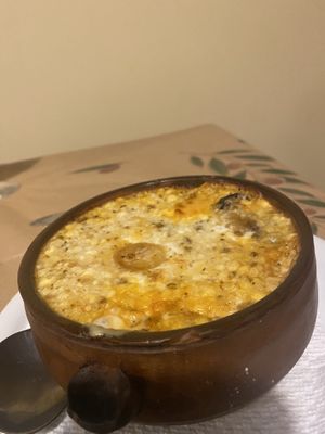 Vegan Moussaka  at San Allote in Rhodes