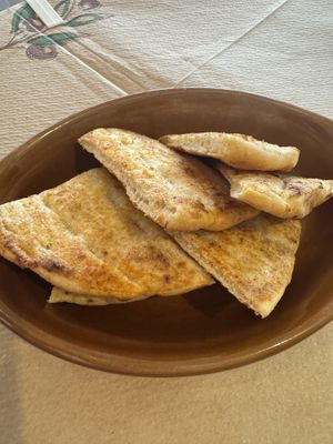 Pita bread   at San Allote in Rhodes