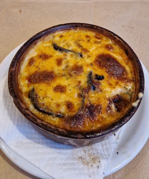 Moussaka at San Allote in Rhodes