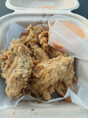 Fried oyster mushrooms at The Social Vegan - SV Lounge - Maybe closed in Tallahassee