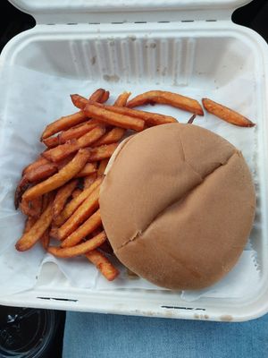 Deluxe mushroom burger at The Social Vegan - SV Lounge - Maybe closed in Tallahassee