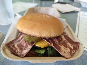 BBQ bacon cheese social burger at The Social Vegan - SV Lounge - Maybe closed in Tallahassee