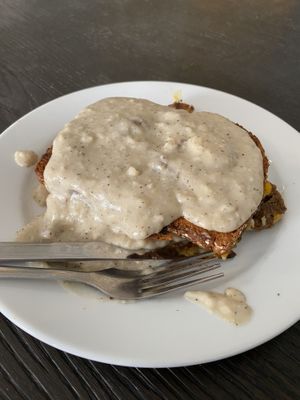 Southern Gravy Melt  at Sunflour Cafe & Collective in Wichita