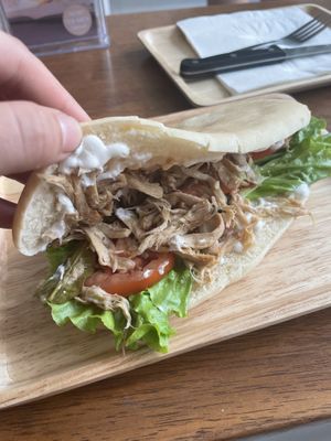 Chicken Sandiwch  at Oon Jai Marketplace in Vientiane