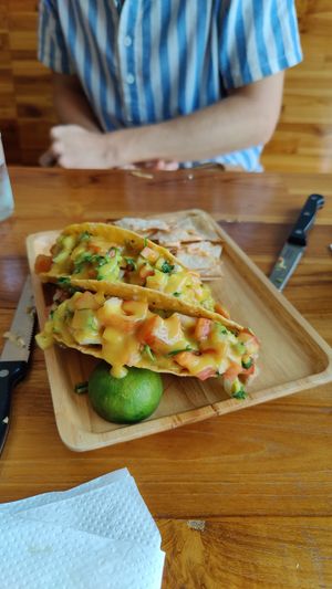 Tacos at Oon Jai Marketplace in Vientiane