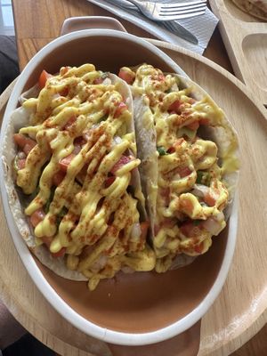 Tacos #Veganuary at Oon Jai Marketplace in Vientiane