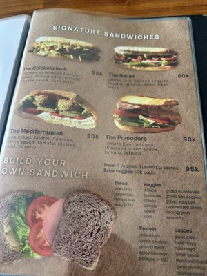 Menu #Veganuary at Oon Jai Marketplace in Vientiane