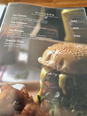 Menu #Veganuary at Oon Jai Marketplace in Vientiane