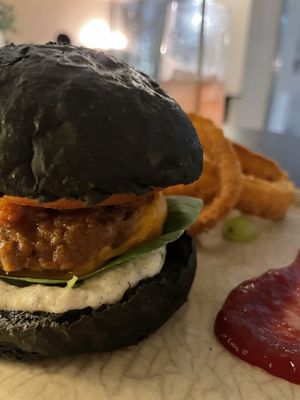 Burger close up  at ARP - 아르프 in Busan
